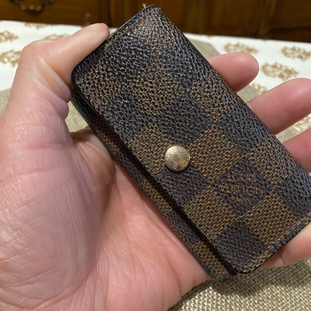 Louis Vuitton Damier Ebene Multicles-4 key holder